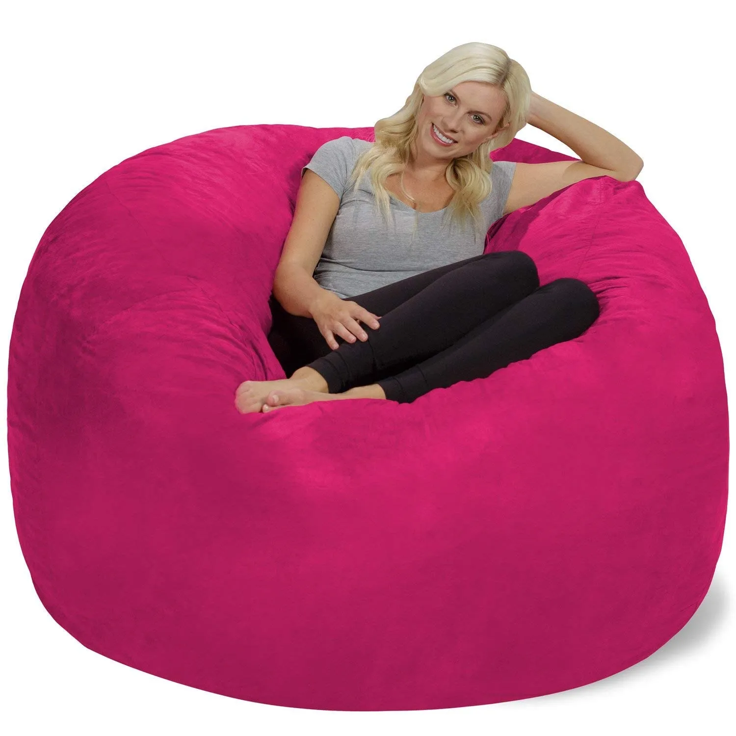 Chill Sack Bean Bag Chair: Giant 6' Memory Foam Furniture Bean Bag