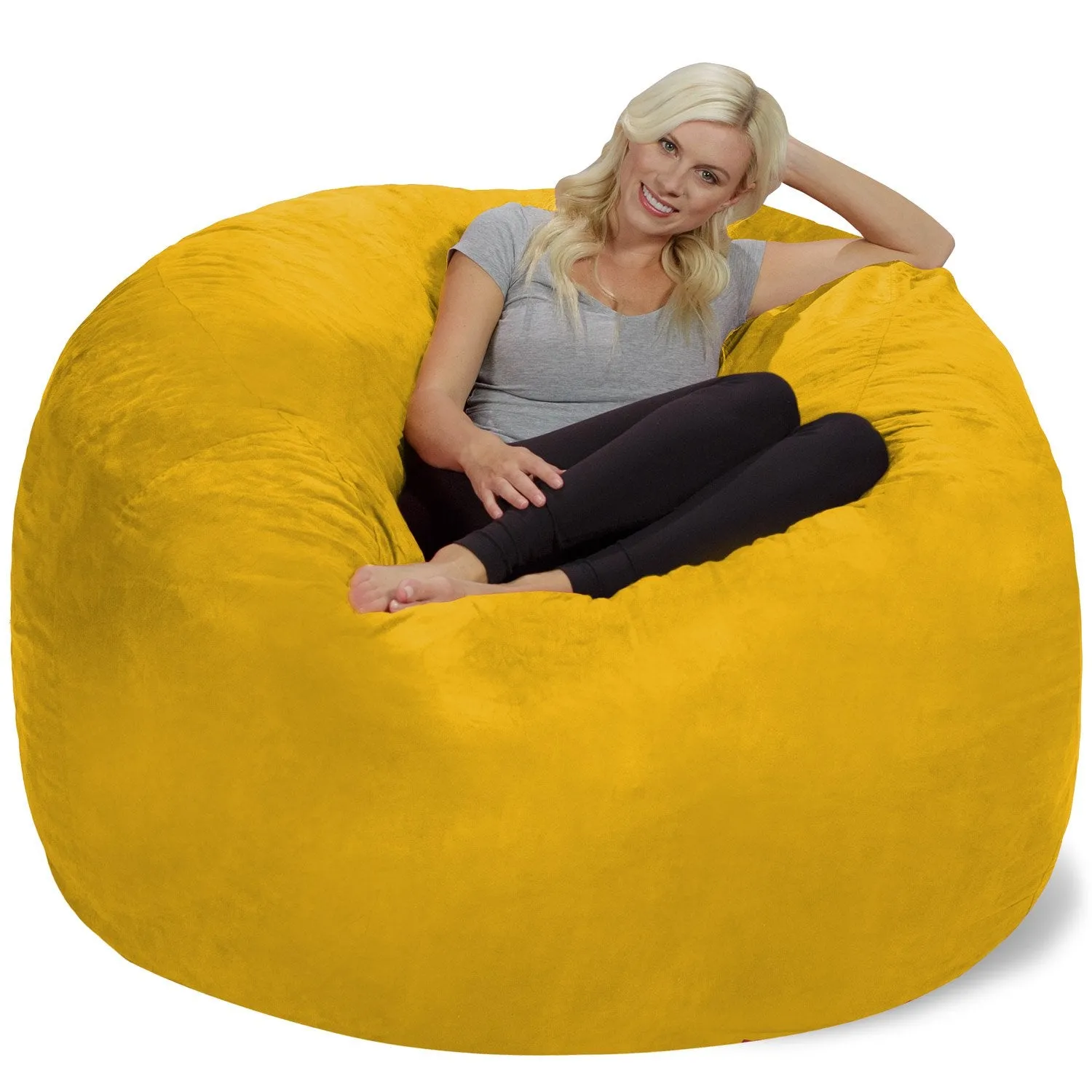 Chill Sack Bean Bag Chair: Giant 6' Memory Foam Furniture Bean Bag