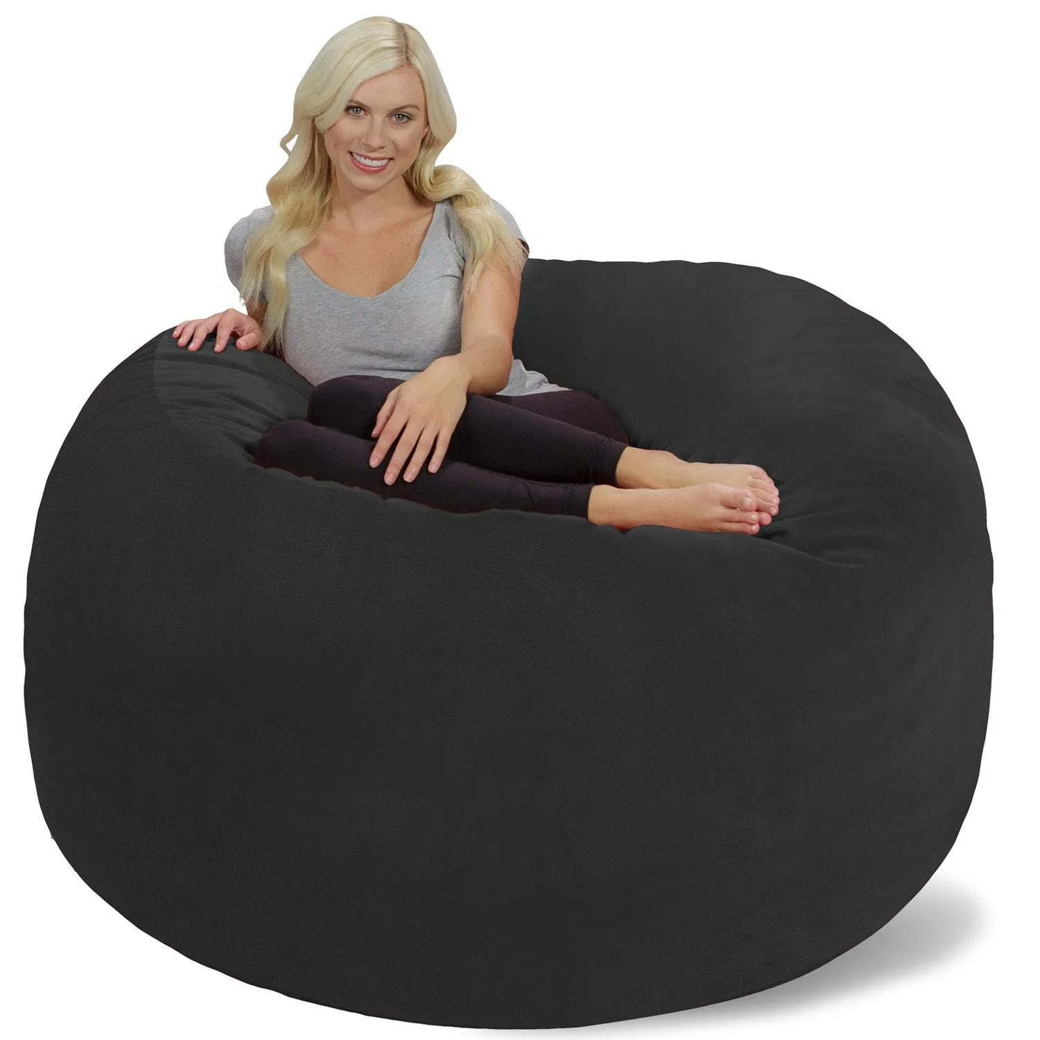 Chill Sack Bean Bag Chair: Giant 6' Memory Foam Furniture Bean Bag