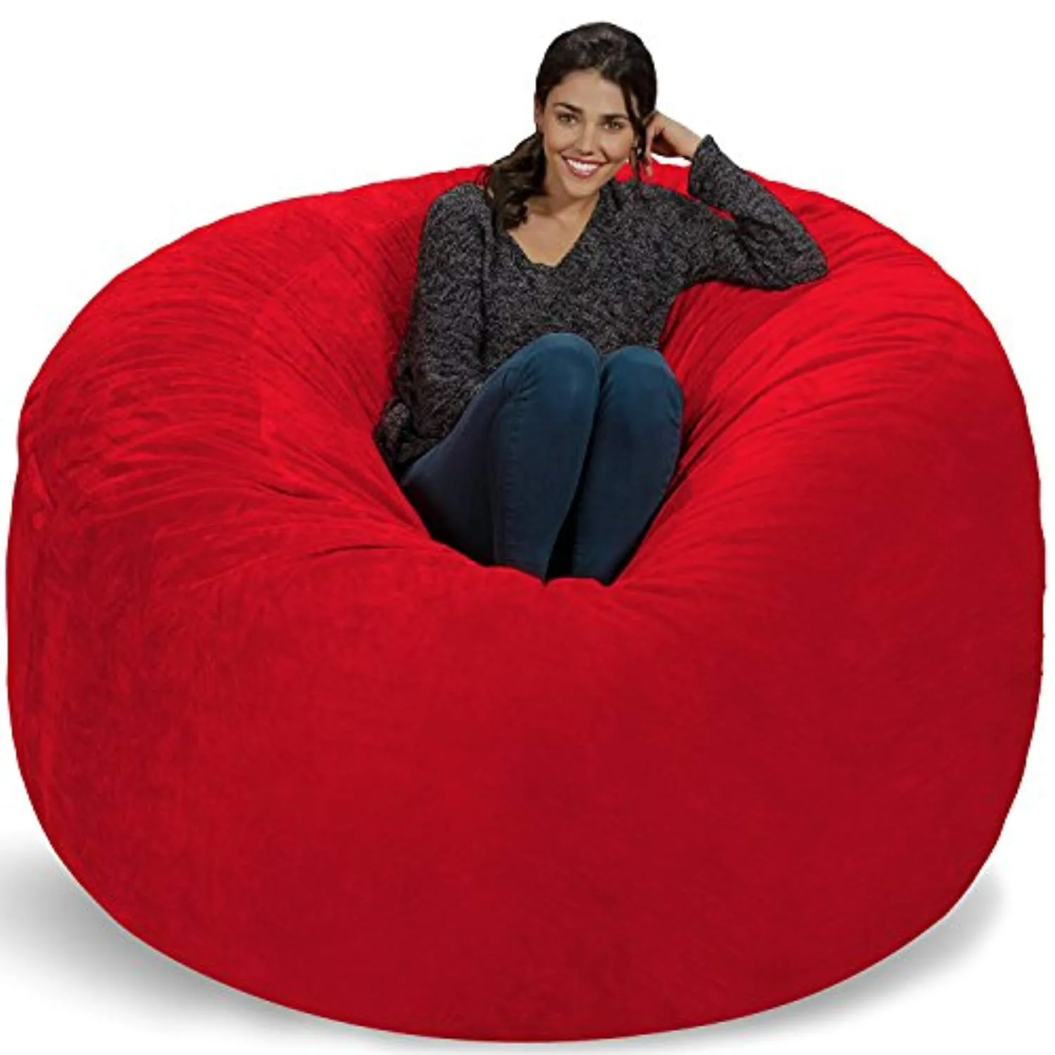 Chill Sack Bean Bag Chair: Giant 6' Memory Foam Furniture Bean Bag