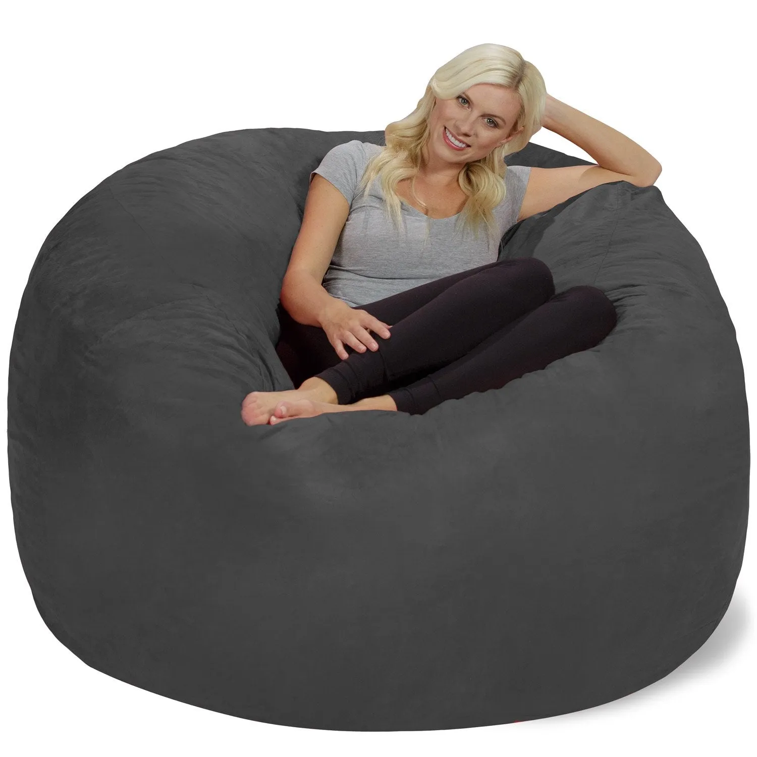 Chill Sack Bean Bag Chair: Giant 6' Memory Foam Furniture Bean Bag