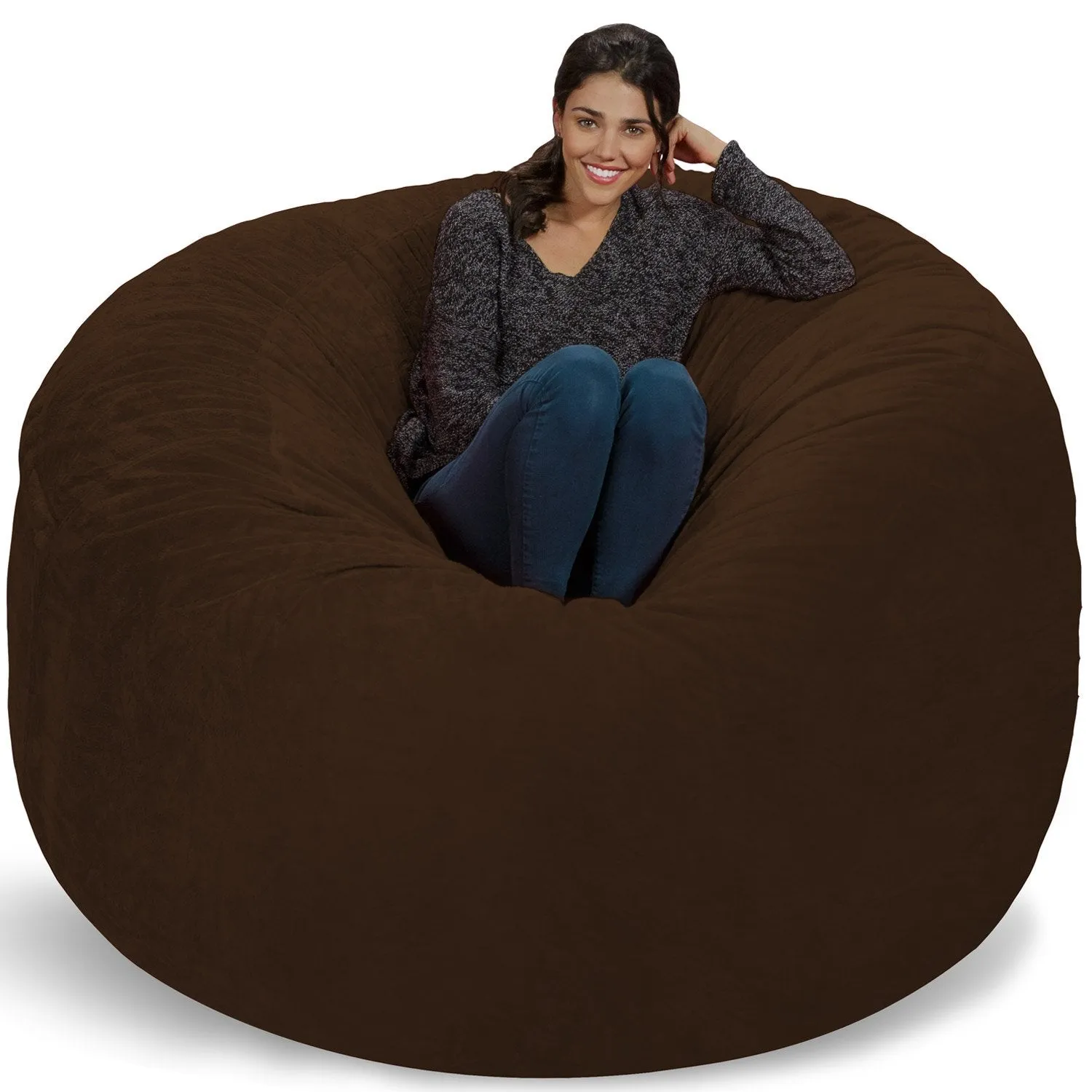 Chill Sack Bean Bag Chair: Giant 6' Memory Foam Furniture Bean Bag