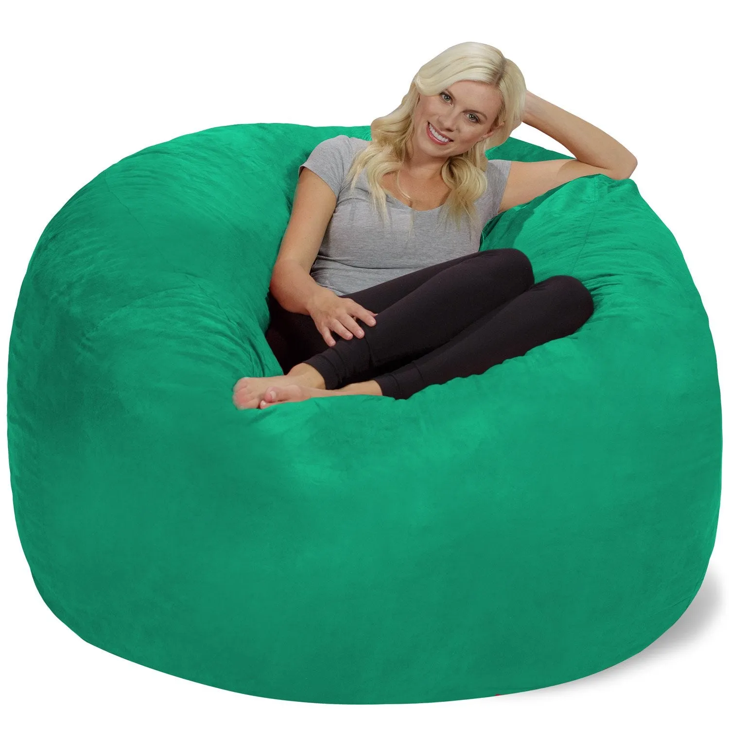 Chill Sack Bean Bag Chair: Giant 6' Memory Foam Furniture Bean Bag