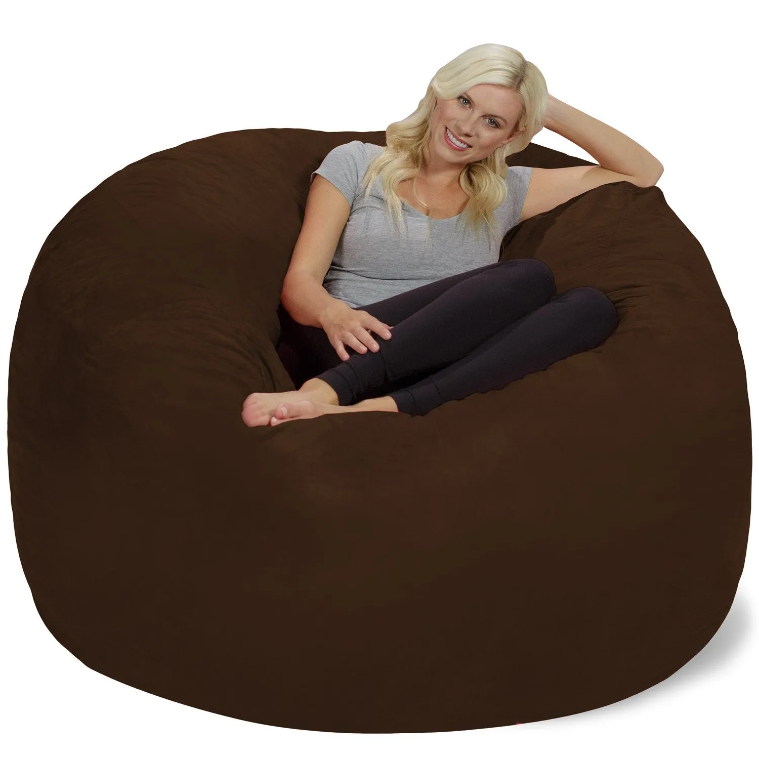 Chill Sack Bean Bag Chair: Giant 6' Memory Foam Furniture Bean Bag