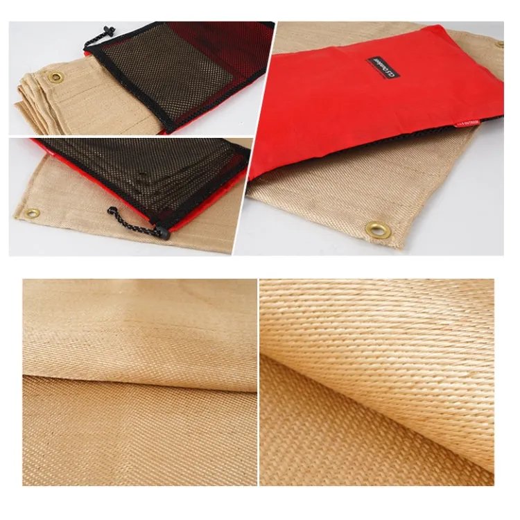 CLS Picnic Barbecue Heat Insulation Pad Glass Fiber Flame Retardant Cloth Medium (80x60 cm)