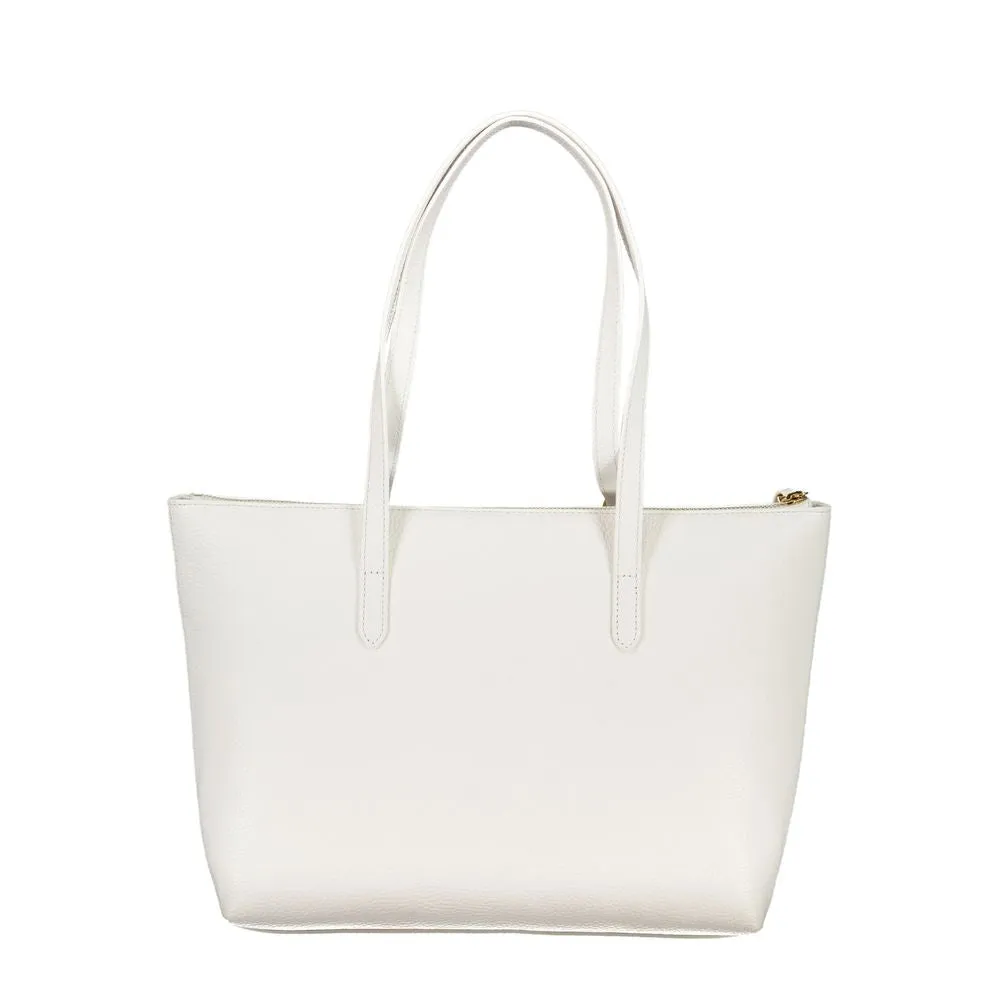 Coccinelle White Leather Handbag