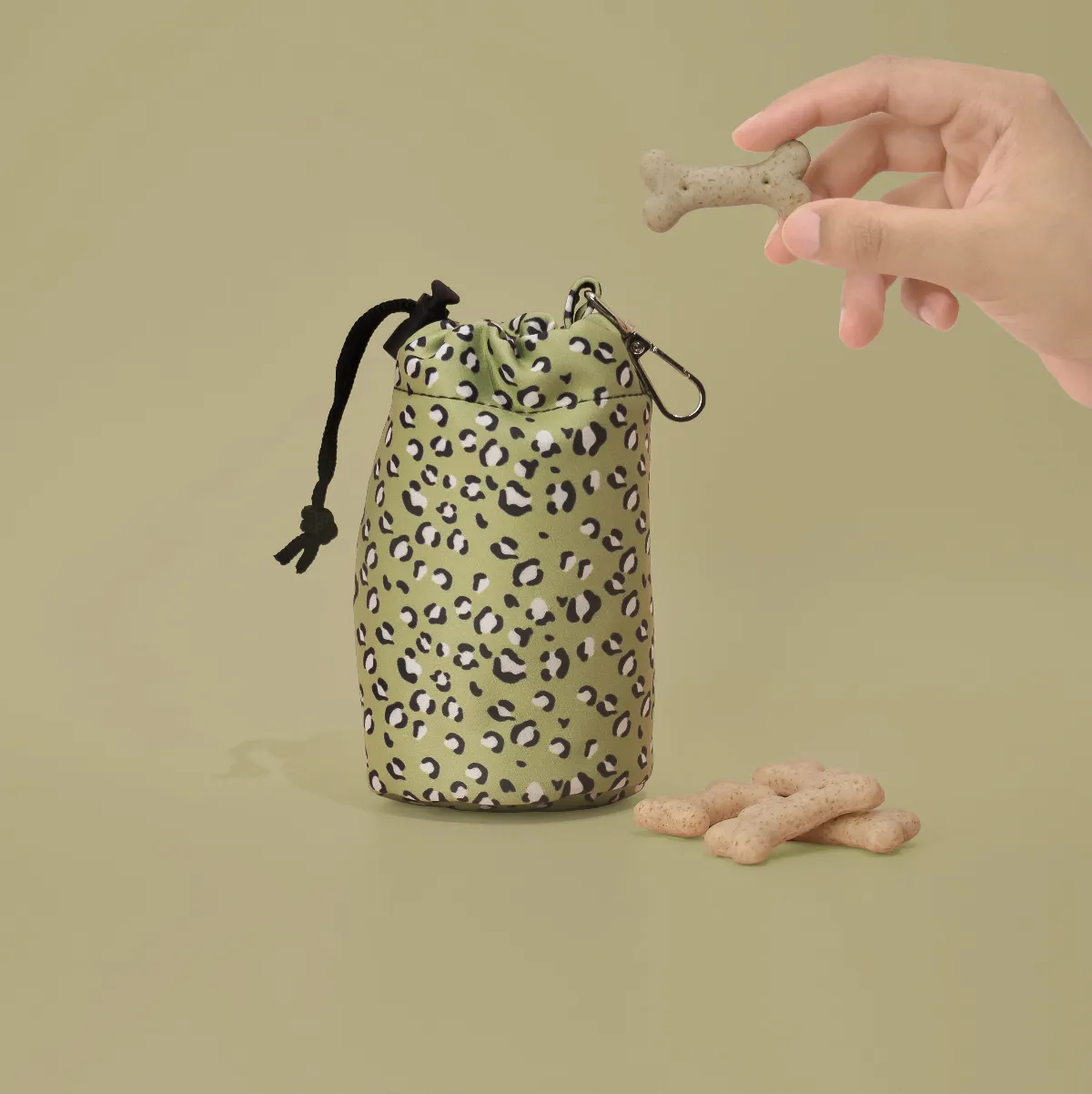 Cocopup London - Sage Leopard - Treat Bag