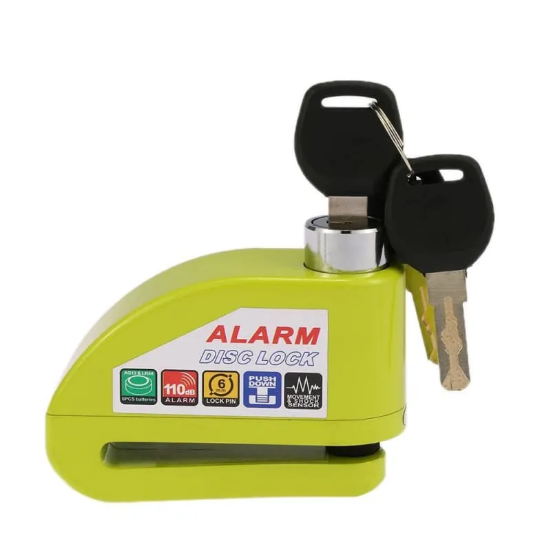 Colorful Bicycle Security Anti-Theft Alarm Lock