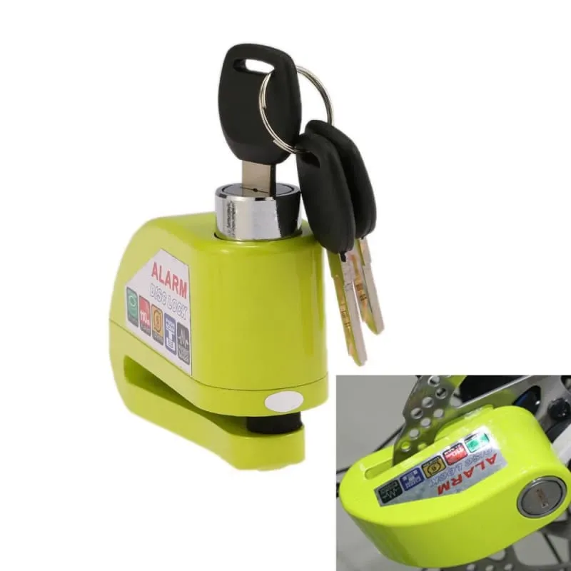 Colorful Bicycle Security Anti-Theft Alarm Lock