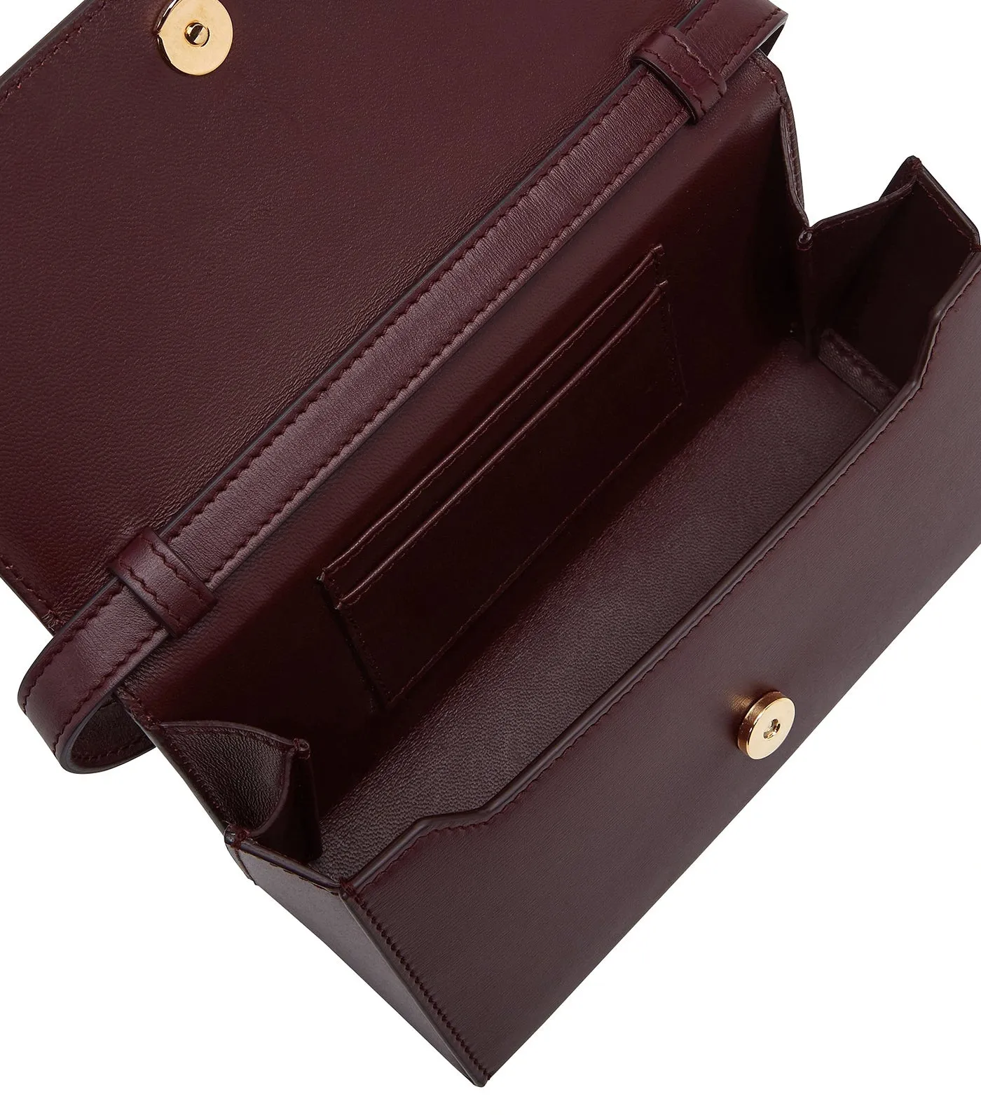 Compact Crossbody Bag Dark Barolo