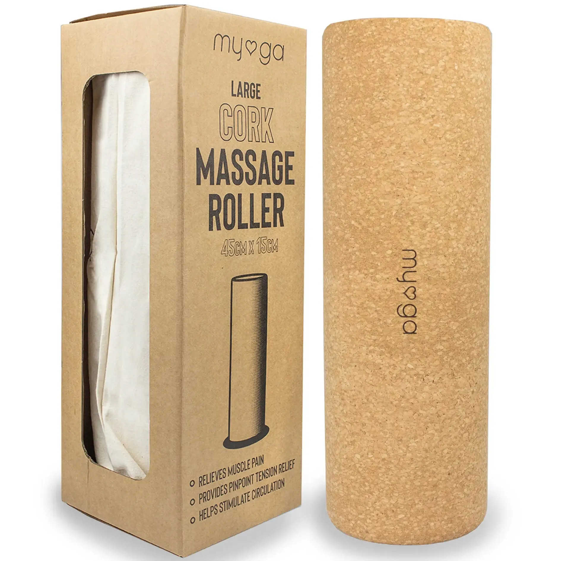 Cork Massage Roller | 45 cm