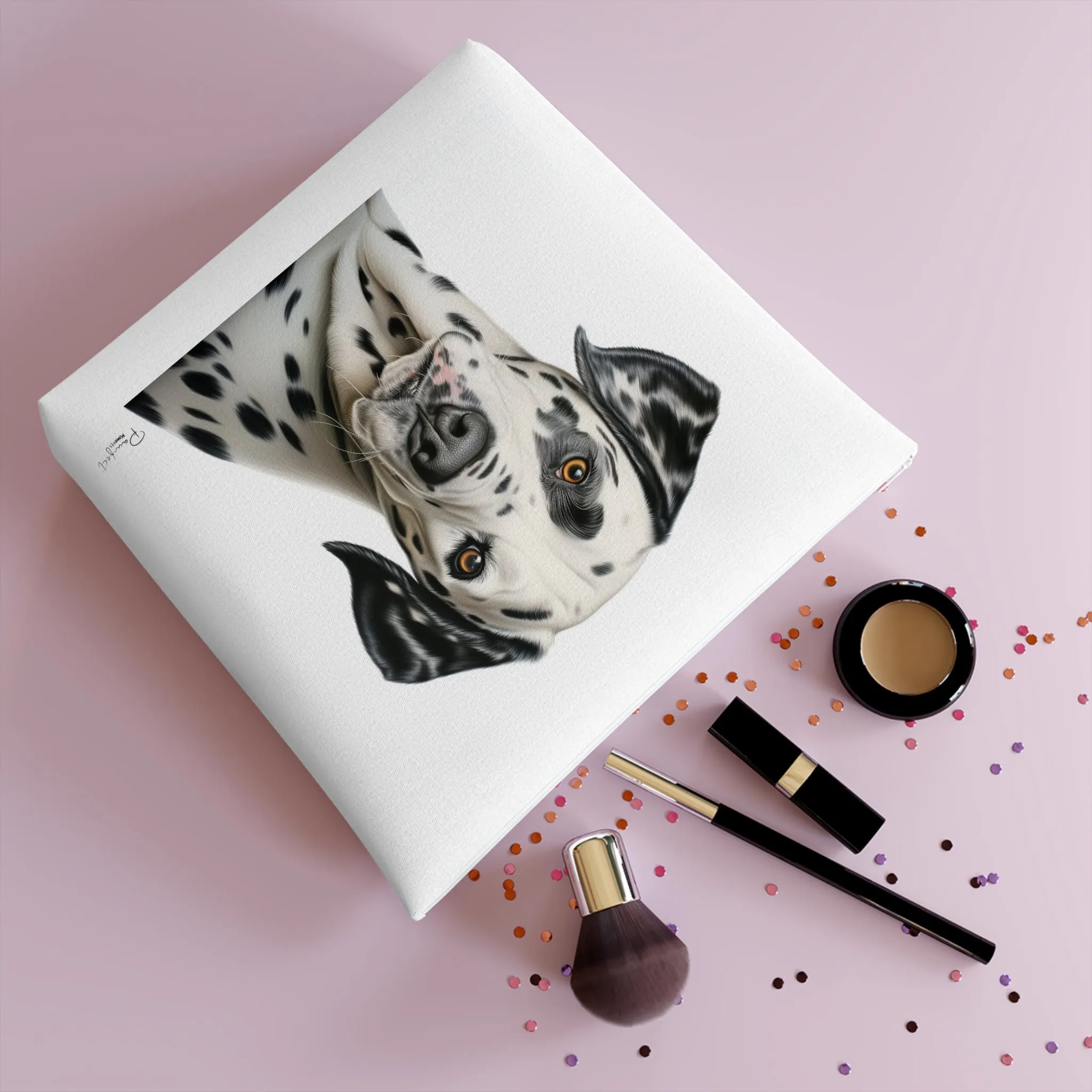 Cotton Cosmetic Bag - Dalmation