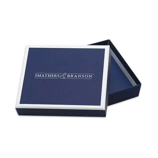 Crossed Clubs Card Wallet - Navy