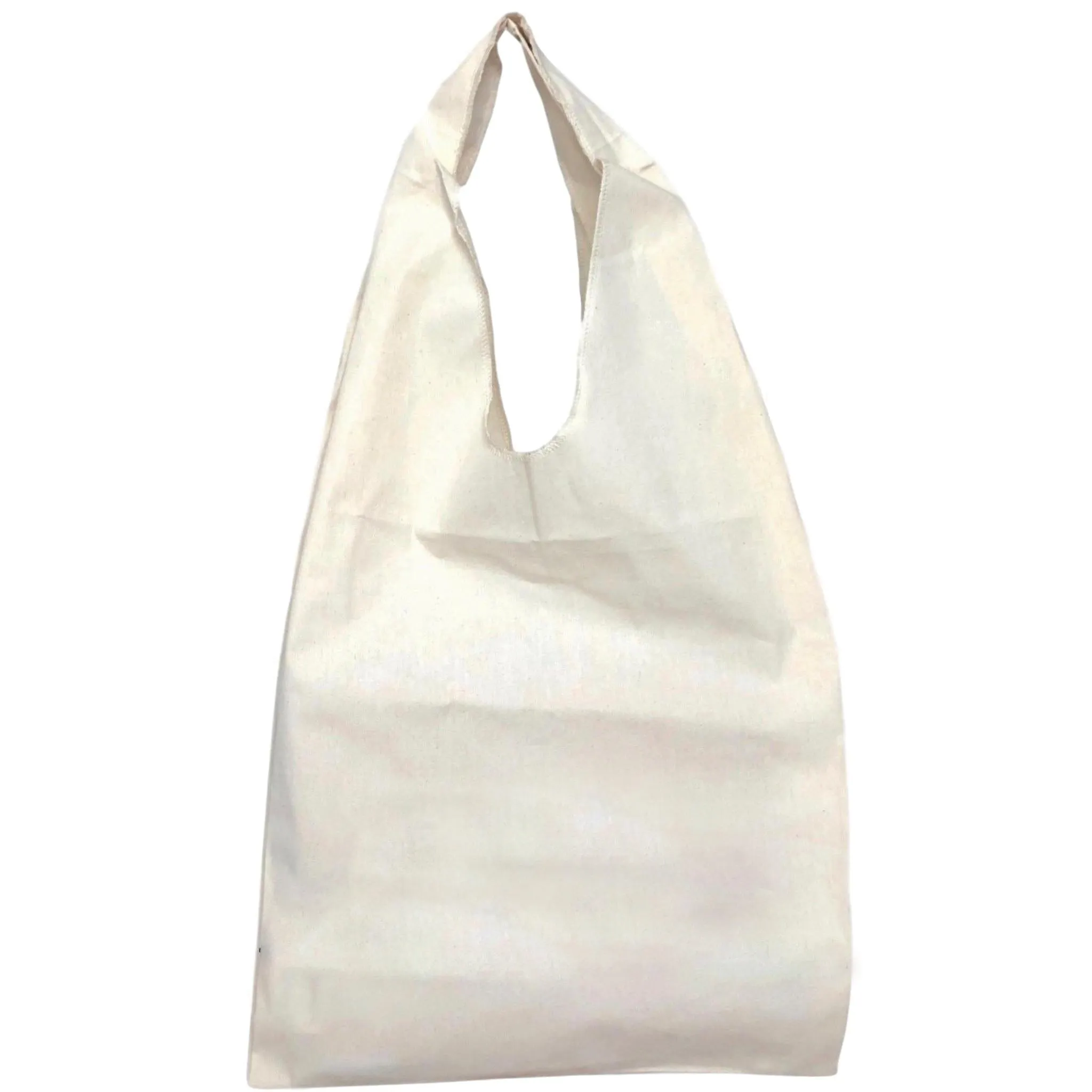 CUSTOM Natural Cotton Tote Bag Large