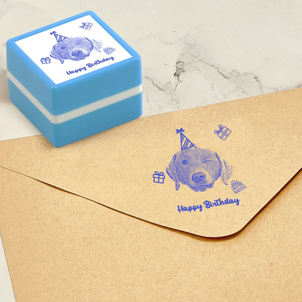 Custom Portrait Stamp Personalized Photo Stamps Gifts for Birthday