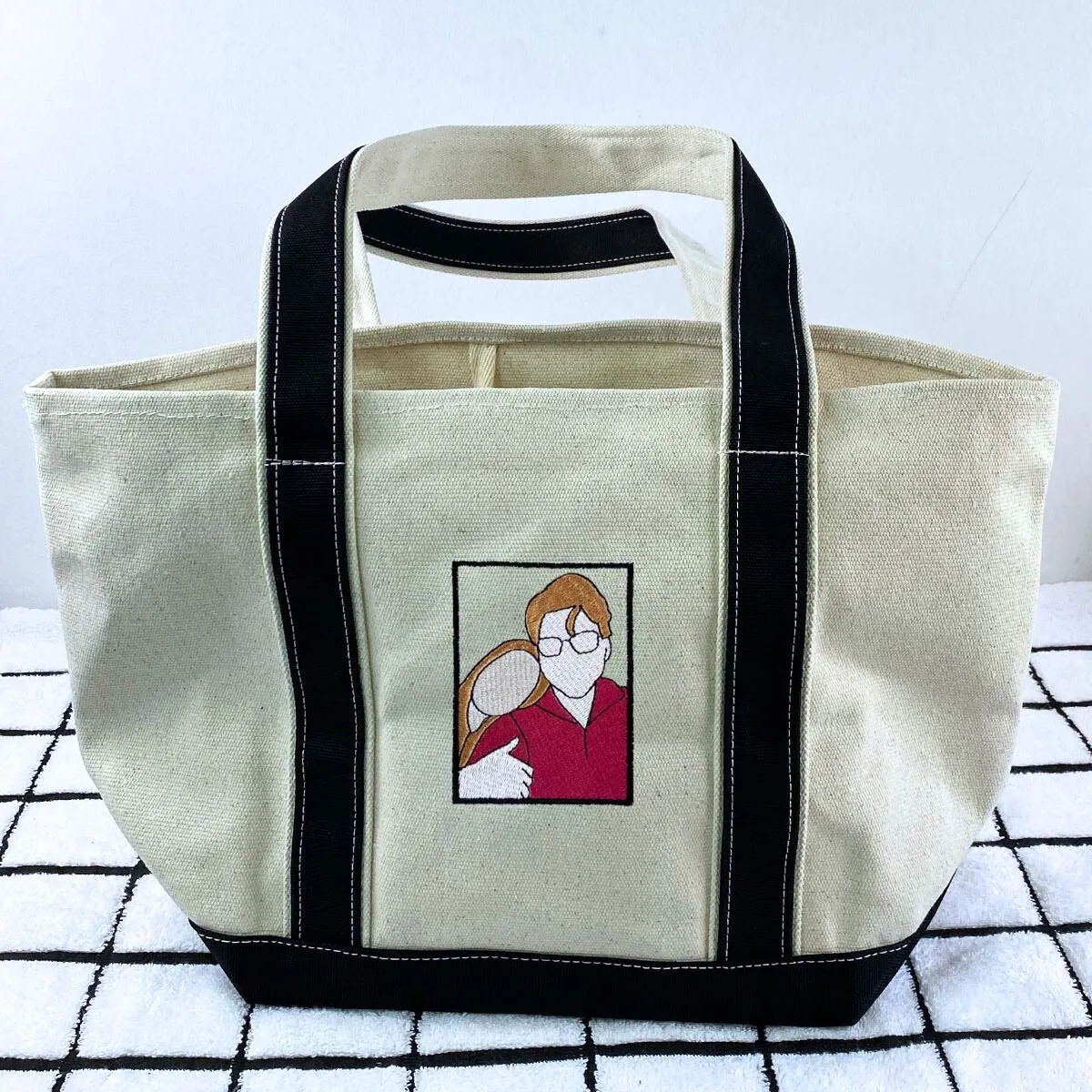 Custom Tote Bags with Logo - Embroidered Business Company Logo