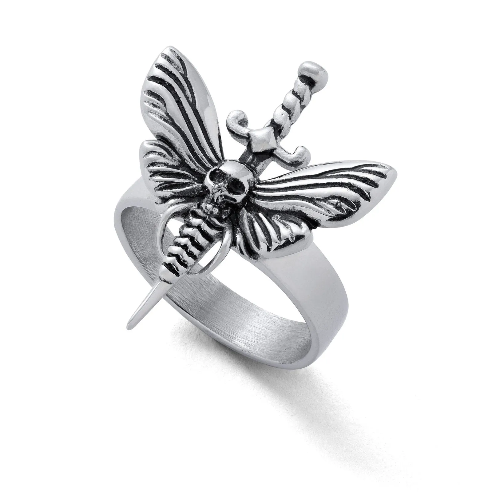 Death's Head Moth Ring