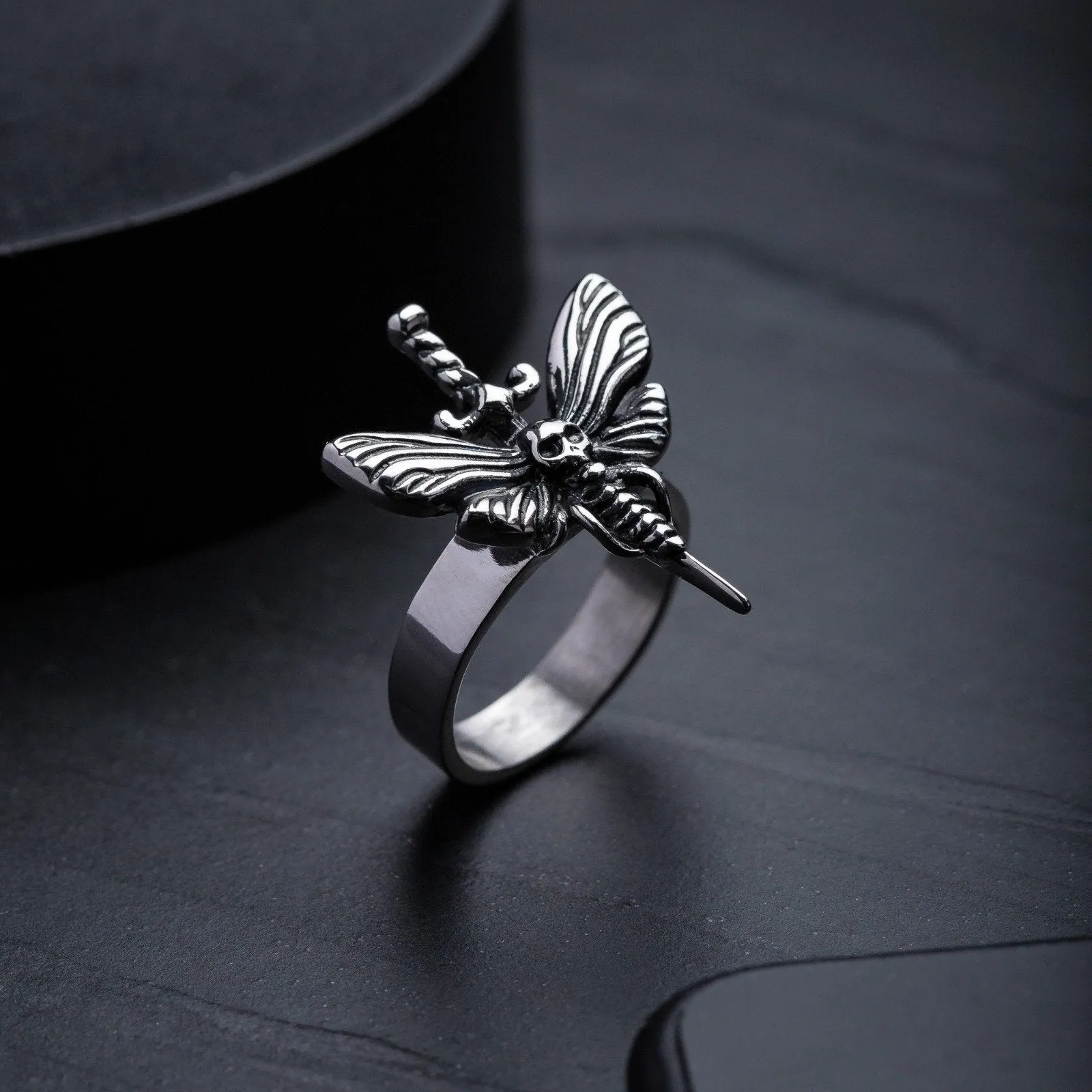 Death's Head Moth Ring