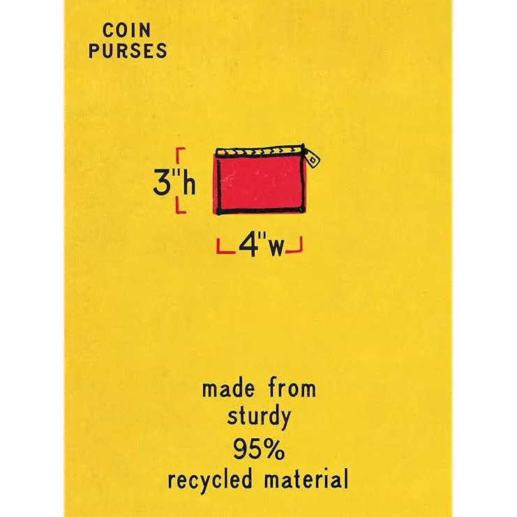 Don't Make Mommy Be A Bitch Coin Purse | Recycled Material | 3"h x 4"w | BlueQ at GetBullish