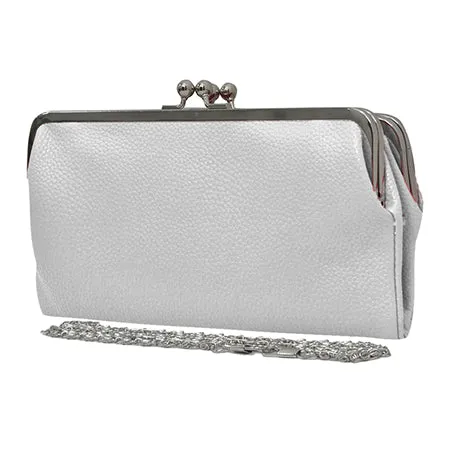 Double Frame White NGIL Vintage Style Wallet