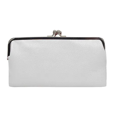 Double Frame White NGIL Vintage Style Wallet