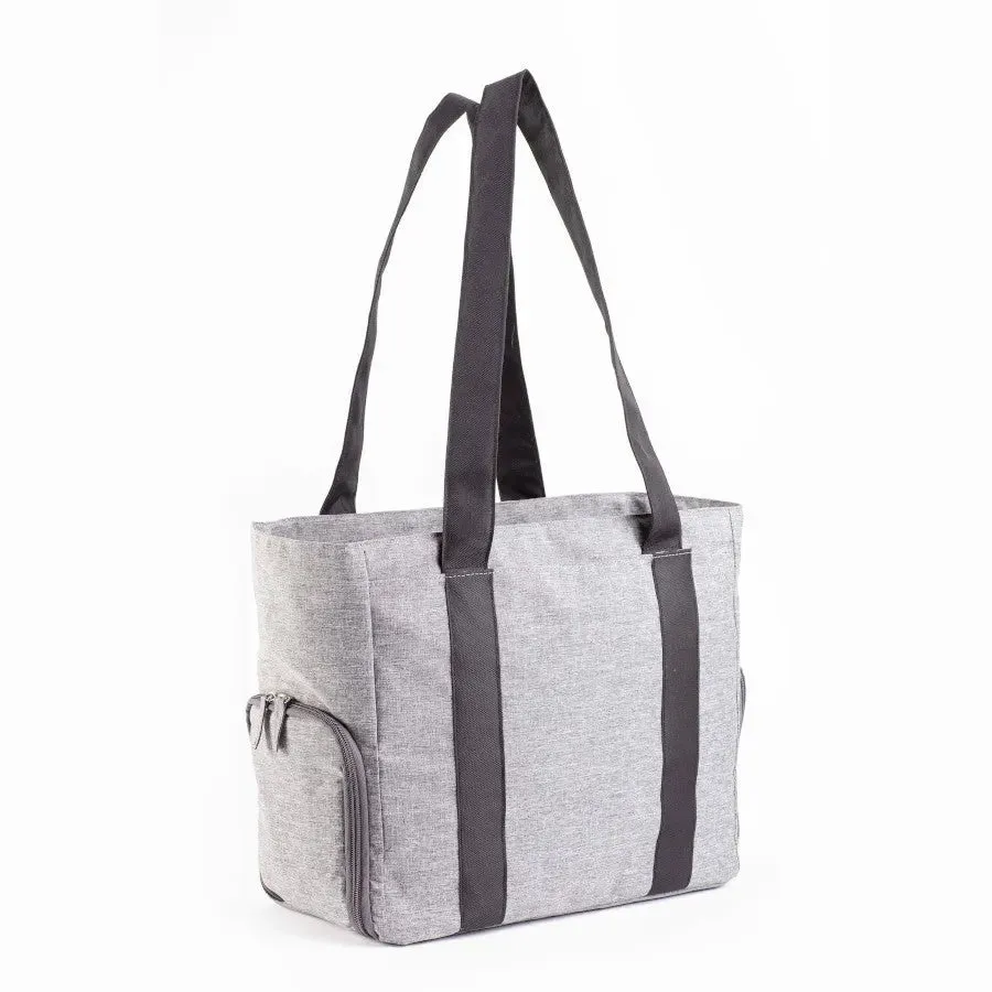 Dr. Browns Breast Pump Carryall Tote Bag, Heather Gray for WEB