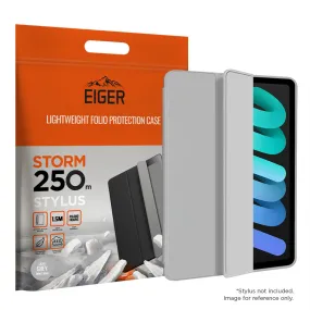 Eiger Storm 250m Stylus Case for Apple iPad Mini 7/ Mini 6 (2021) in Light Grey