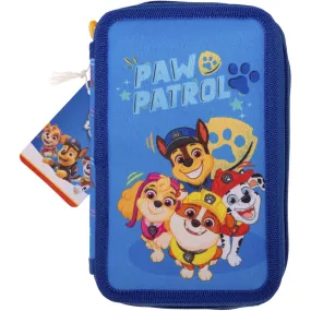 Euromic Paw Patrol dobbeltdækker Pencil Case med fyld