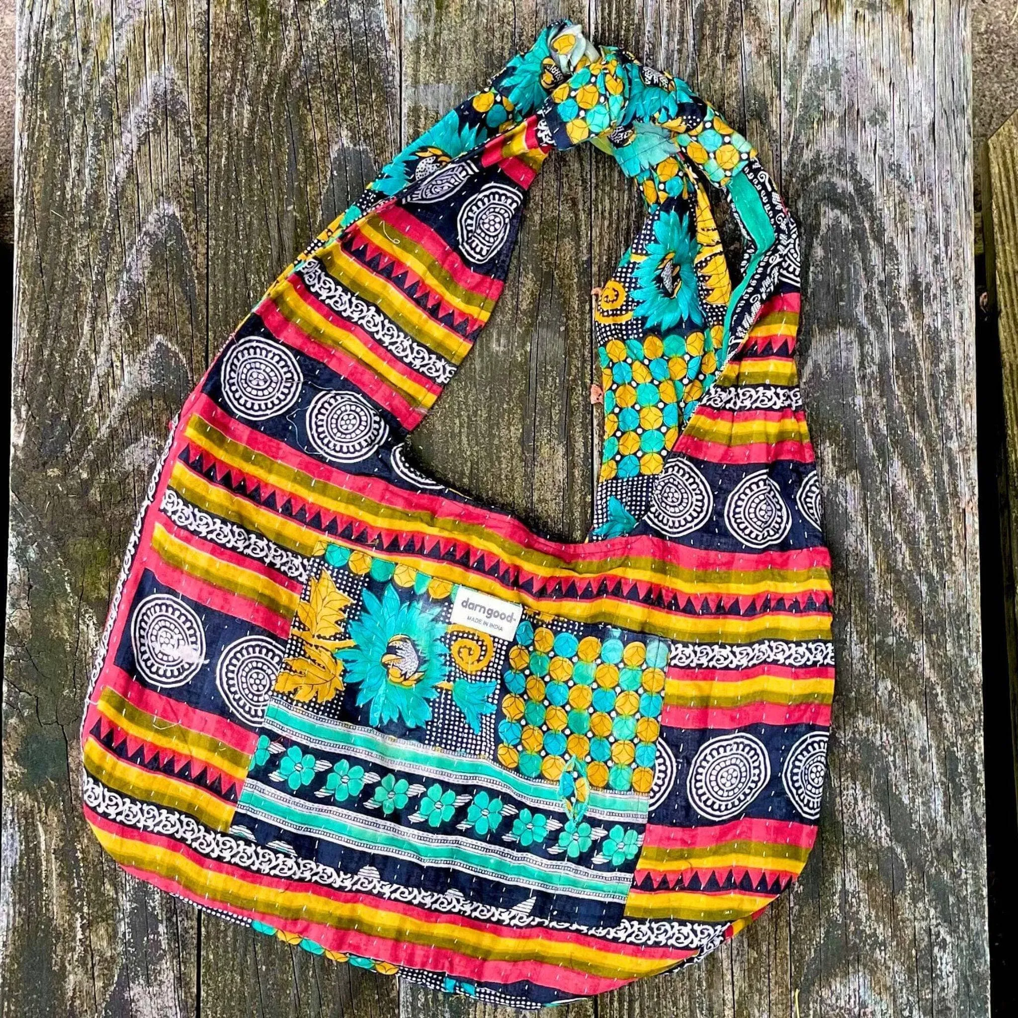 Exotic Voyage Oversized Kantha Bag