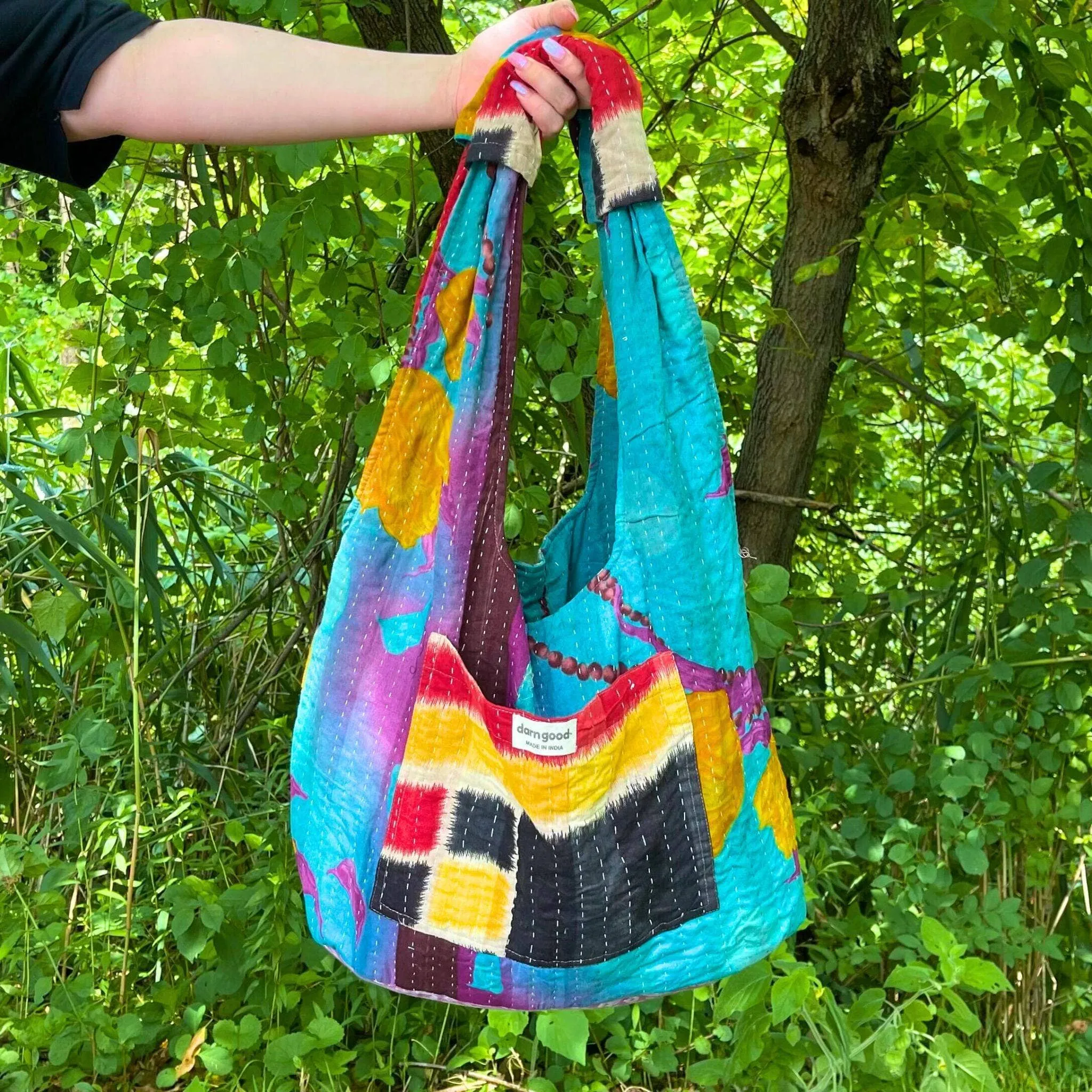 Exotic Voyage Oversized Kantha Bag