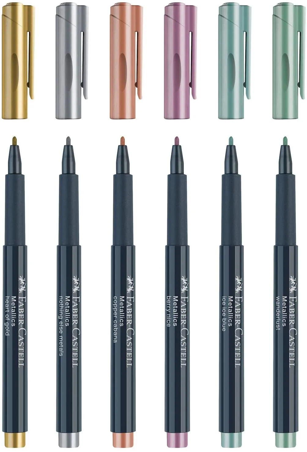 Faber Castell Metallic Color Marker Set Of 6 Pieces