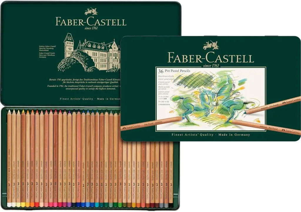 Faber Castell Pitt Pastel Pencil Tin Set