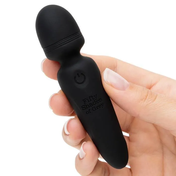 Fifty Shades of Grey - Sensation Rechargeable Mini Wand Vibrator (Black)