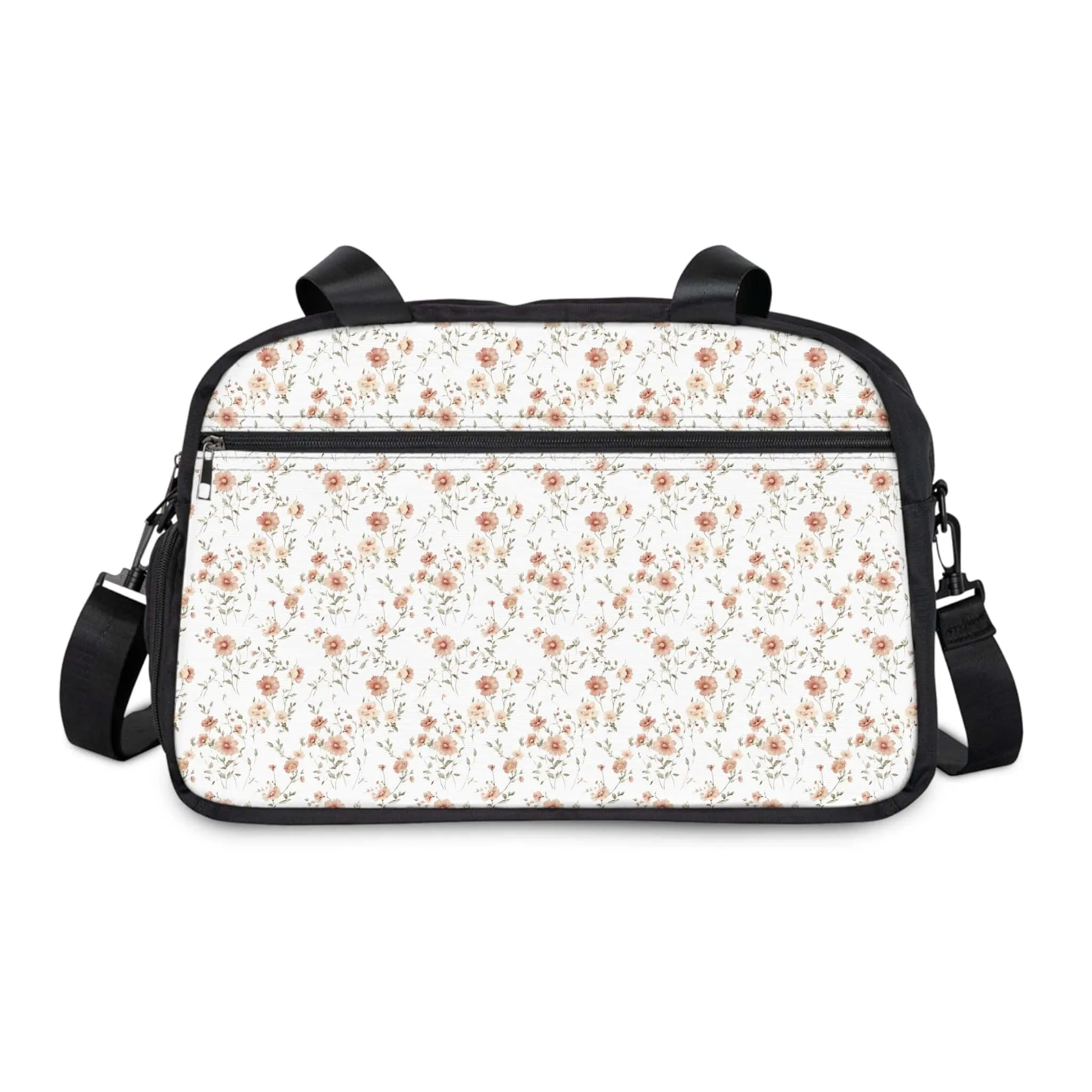 Floral Fitness Handbag - Stylish Gym Bag for Women