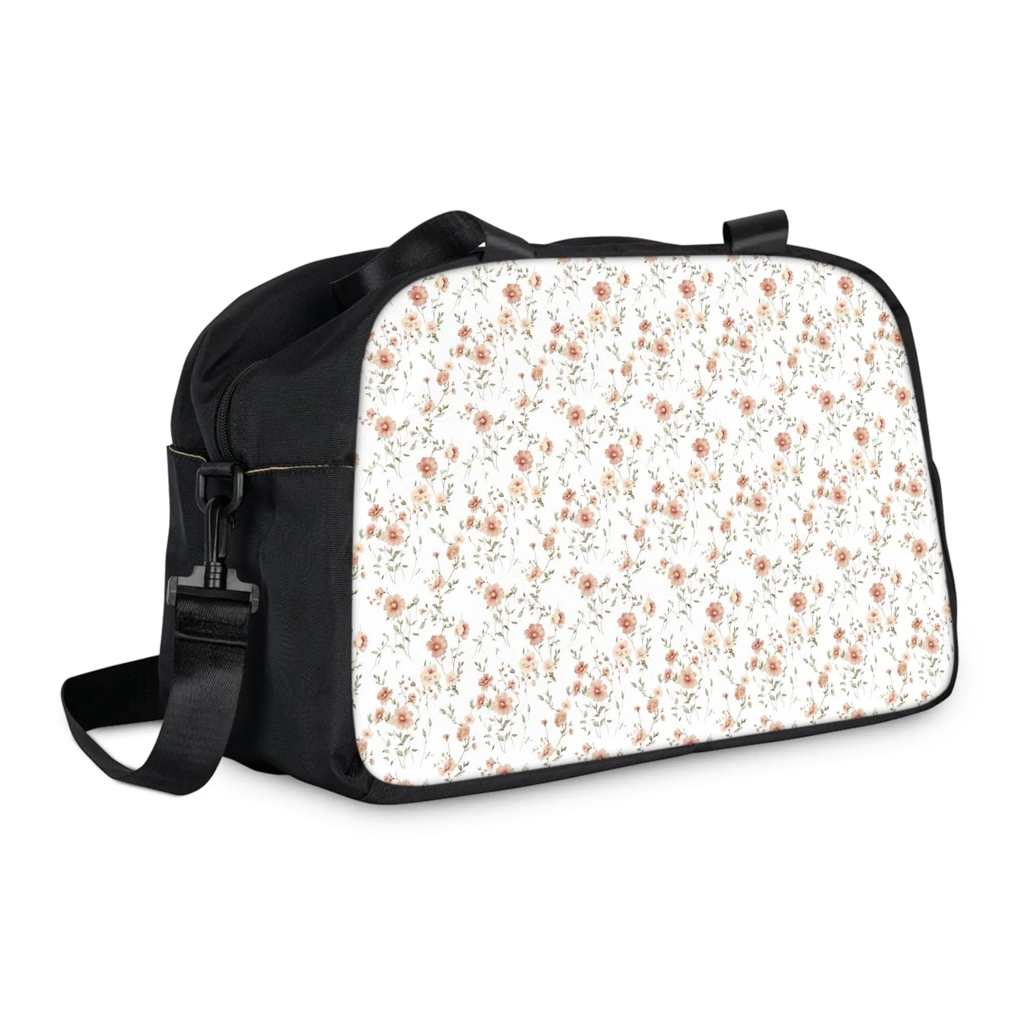 Floral Fitness Handbag - Stylish Gym Bag for Women