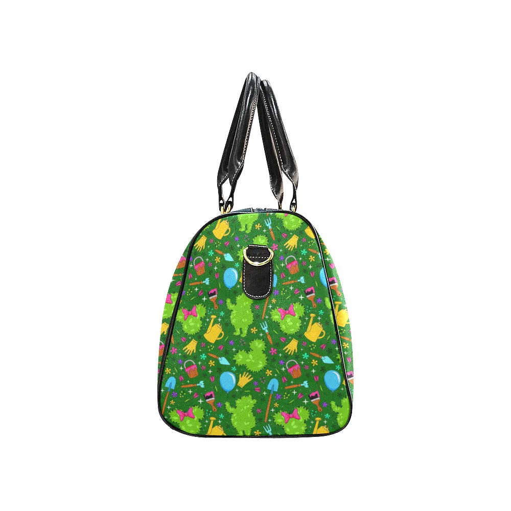 Flower And Garden Waterproof Luggage Travel Bag