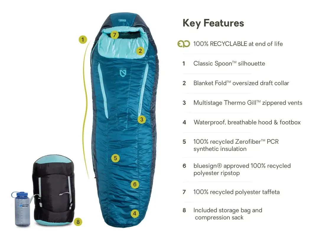 Forte™ Endless Promise™ Synthetic Sleeping Bag 20F / -6C (Women's)