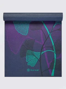 Gaiam Premium Lily Shadows Yoga Mat 6mm