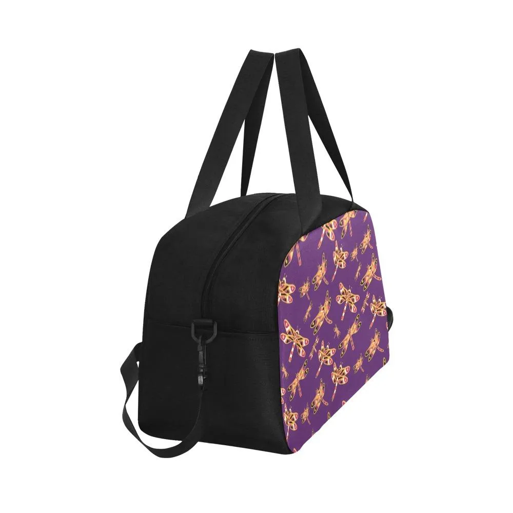 Gathering Yellow Purple Fitness Handbag