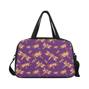 Gathering Yellow Purple Fitness Handbag