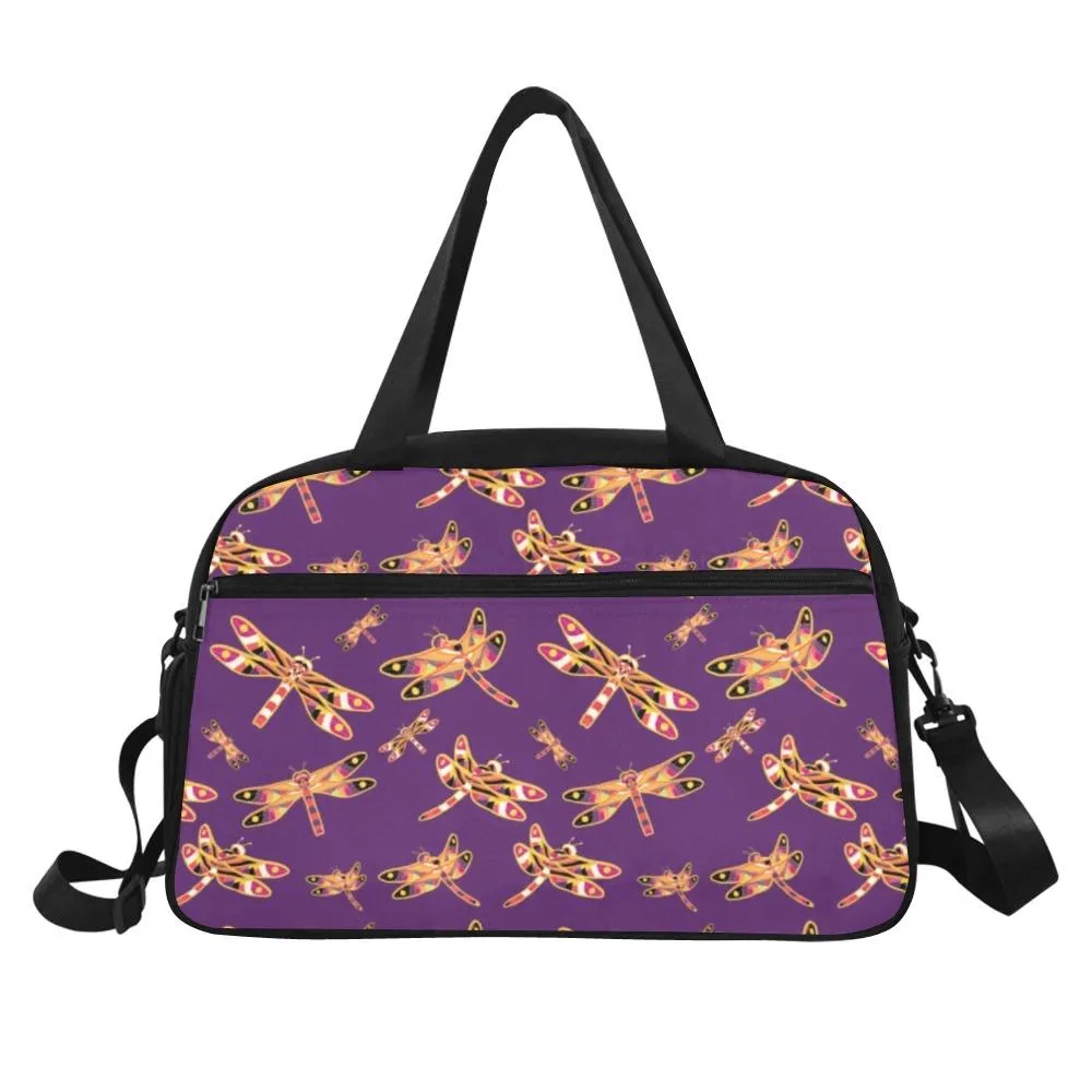 Gathering Yellow Purple Fitness Handbag