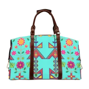 Geometric Floral Spring-Sky Classic Travel Bag