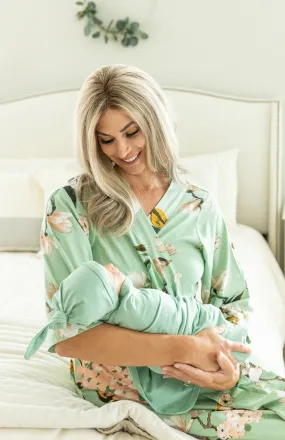 Gia Robe & Sage Newborn Swaddle Blanket Set