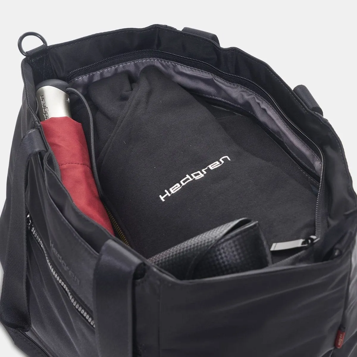 Hedgren Swing Black RFID Tote Bag