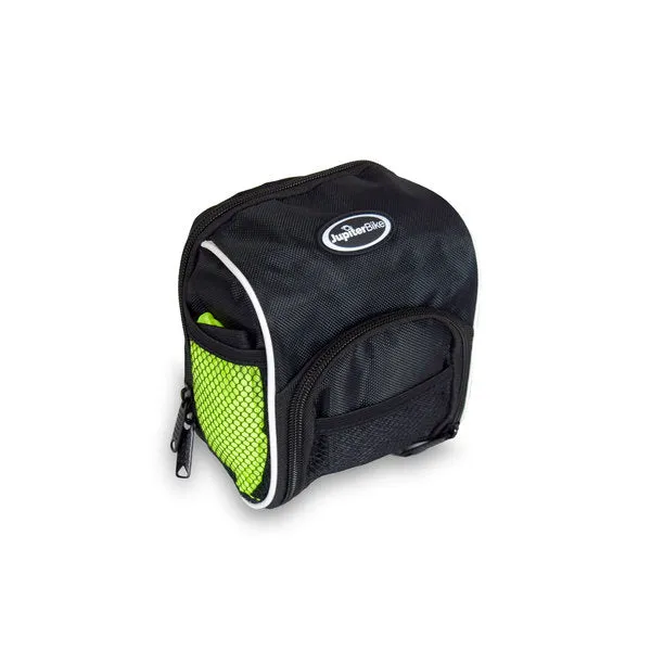 Jupiter Bike Handlebar Bag Featuring a Waterproof Cover