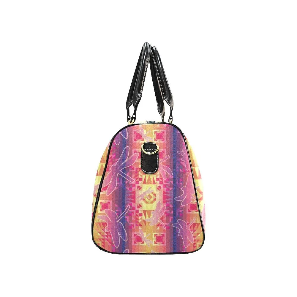 Kaleidoscope Dragonfly Waterproof Travel Bag/Small