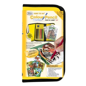 Keep & Carry Pencil Color by Numbers Set with Case BK-KCCPN