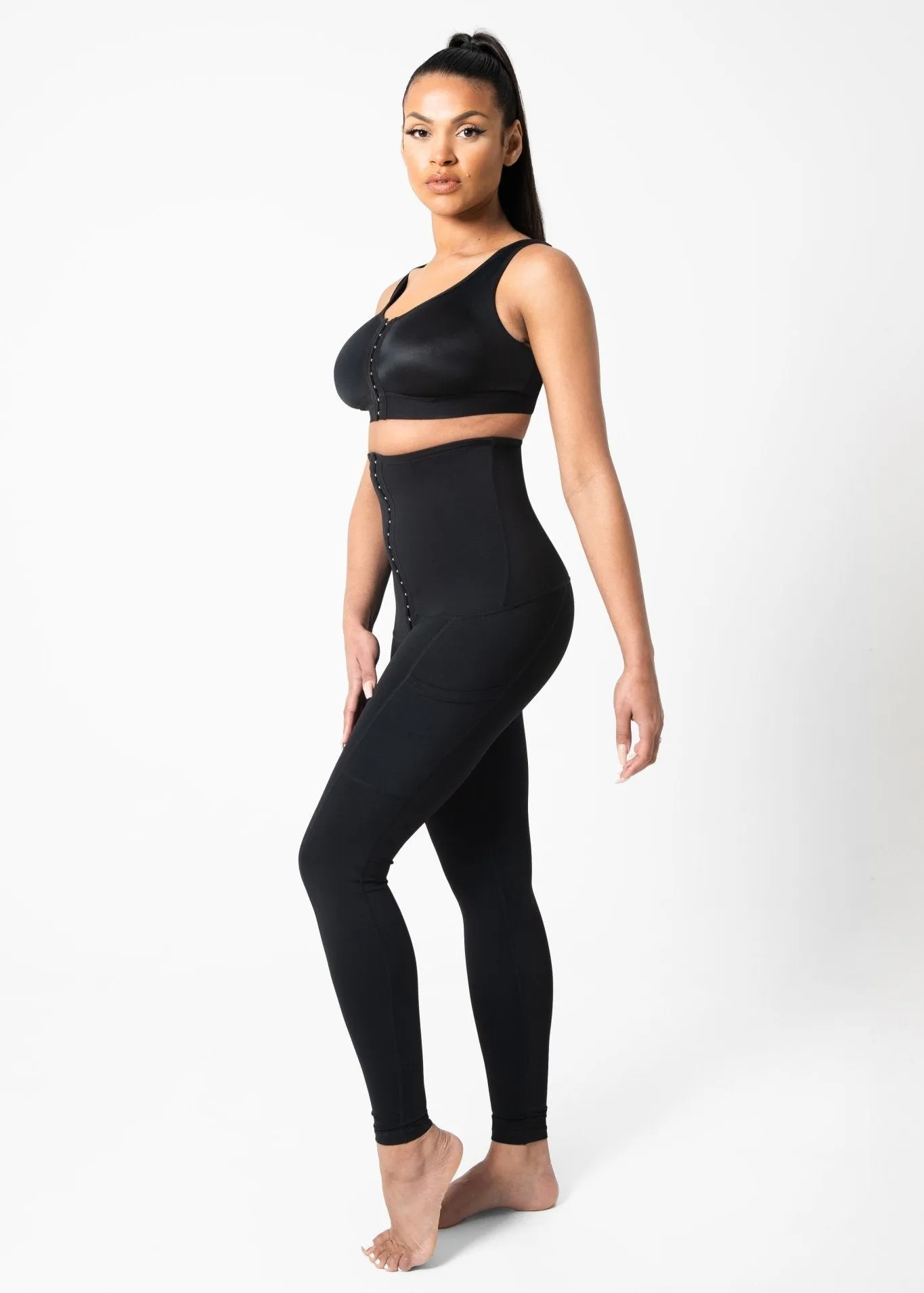 Kim - Legging with Extra High Waist and Double Pockets