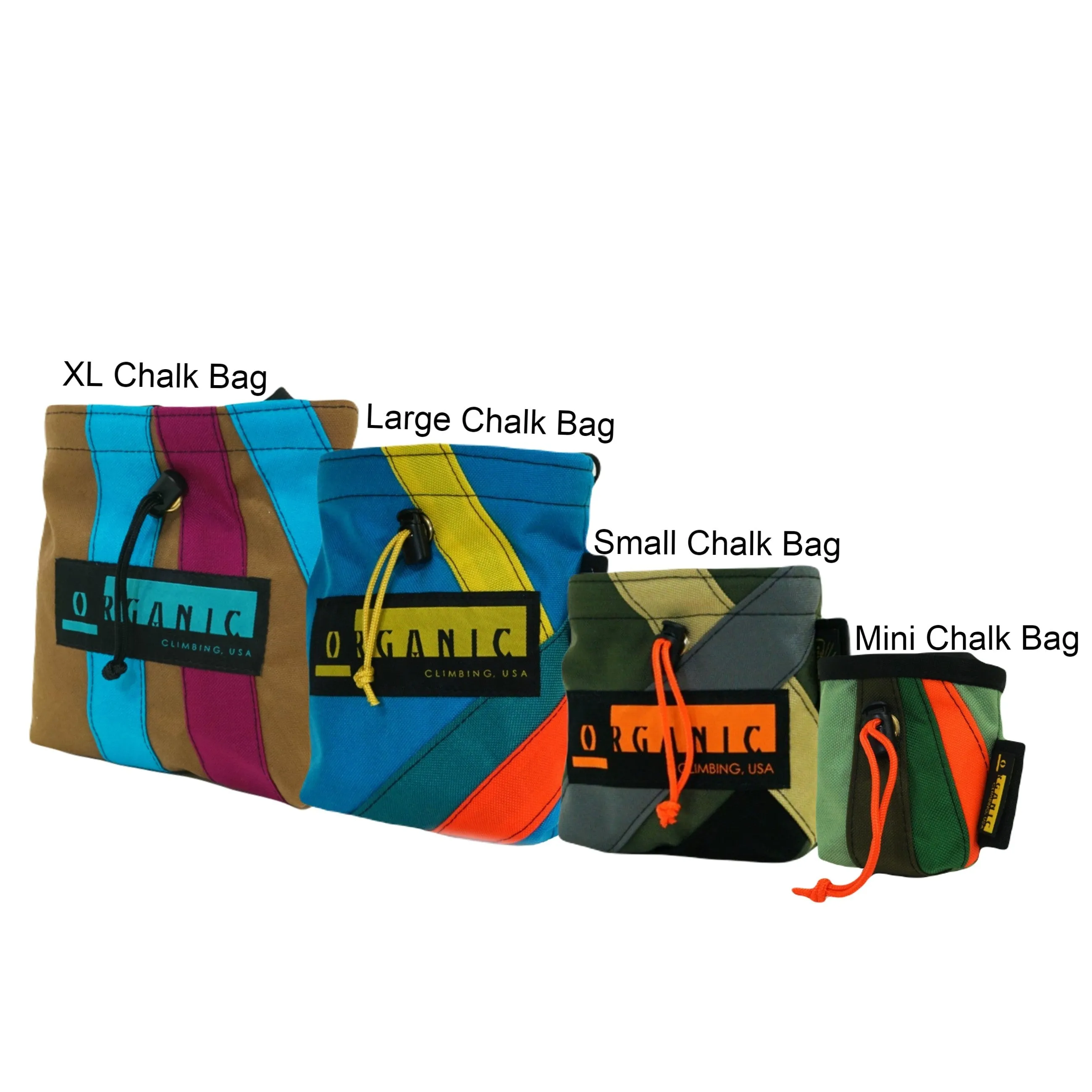 Large (7.5") Chalk Bag - Customizable Colors