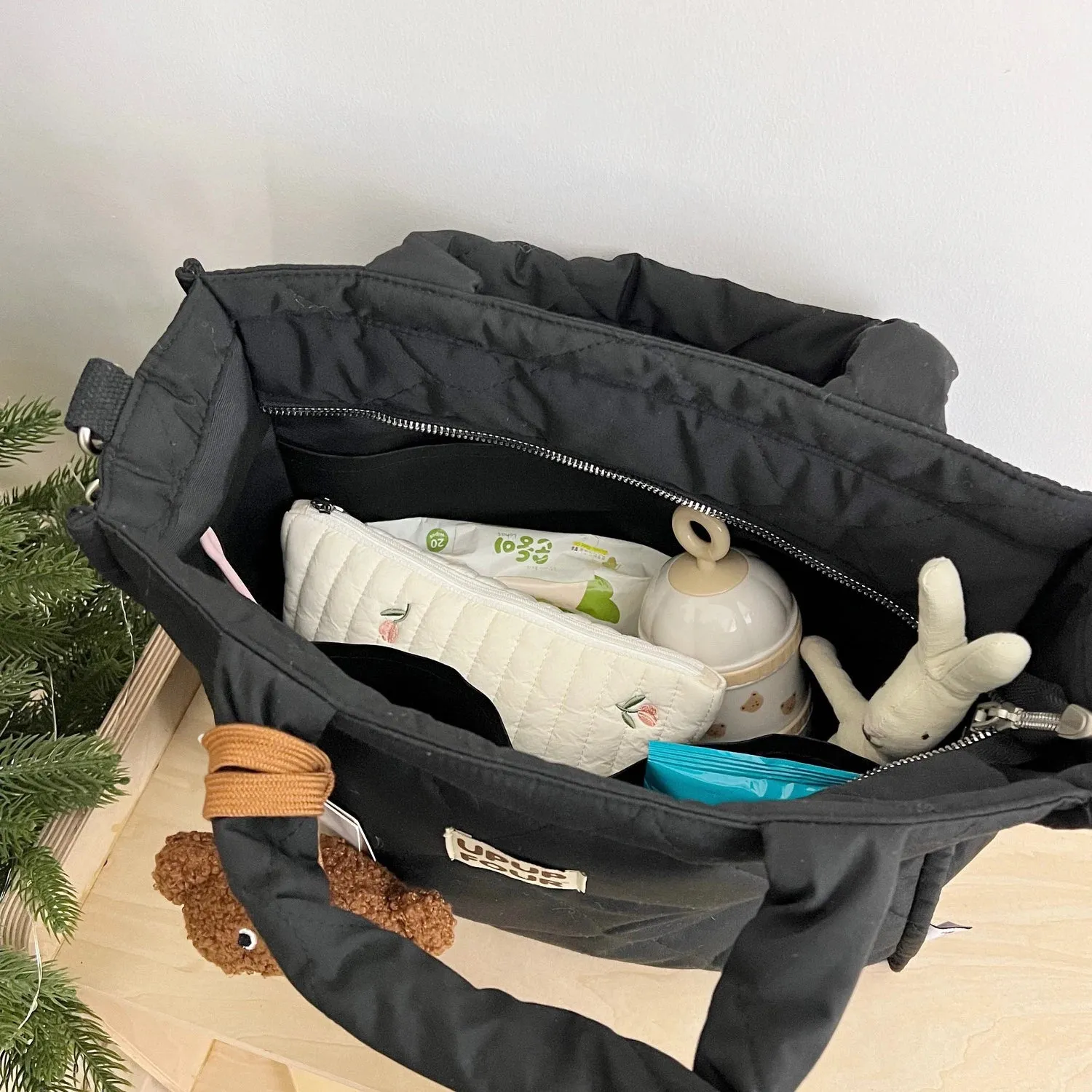 Large Capacity Nappy Bag Multifunctional  Storage.